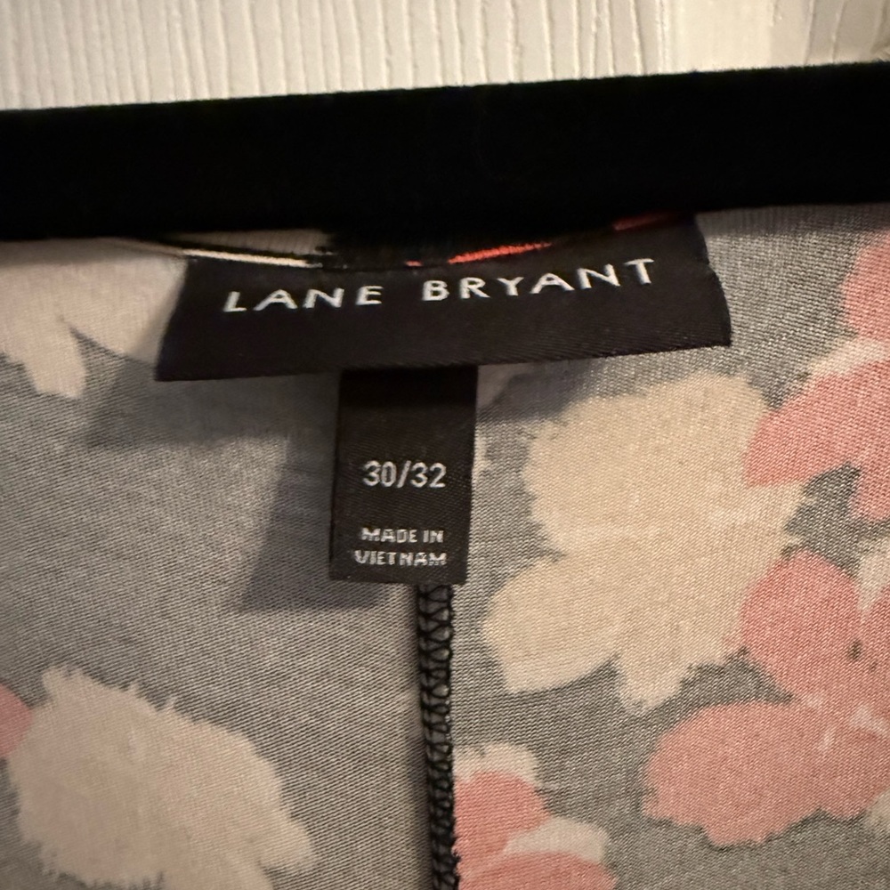 Lane Bryant Short-Sleeve Ruched Side Midi Dress Plus Size 30/32 - Picture 5 of 10